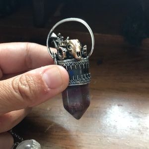 Fluorite artisan made necklace